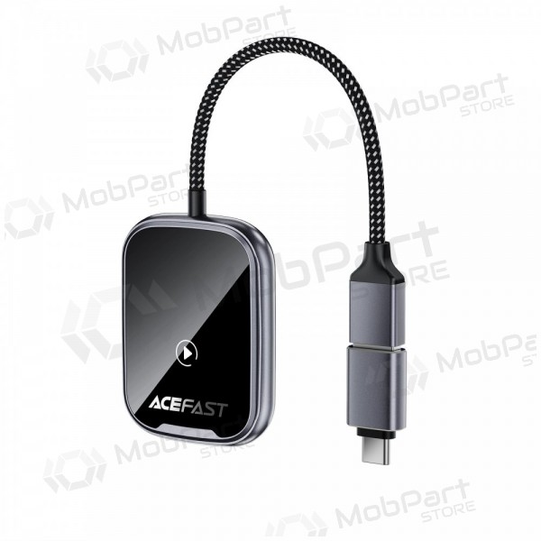 CarPlay-adapter Acefast QC1 trådlös Android Auto svart
