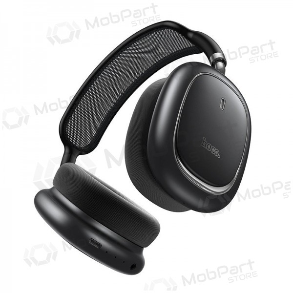 Trådlösa hörlurar med mikrofon Hoco W68 ANC Bluetooth svarta