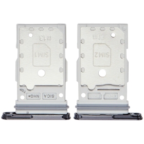 Samsung Galaxy S25, S25+ Dual SIM korthållare (svart) (original)