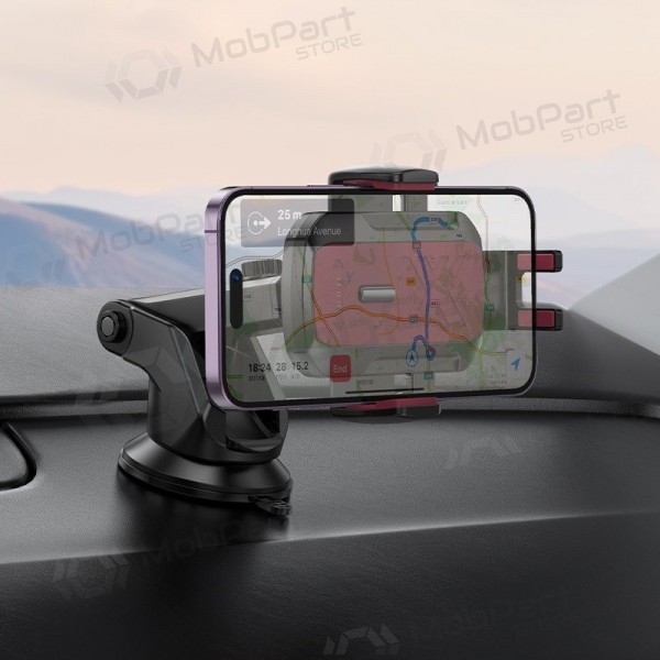 Universal bilhållare Hoco H65 (dashboard) svart