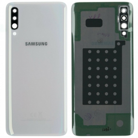 Samsung A705 Galaxy A70 2019 baksida / batterilucka (vit) (begagnad grade B, original)