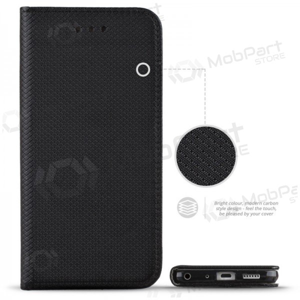 LG Velvet fodral - Smart Magnet (svart)