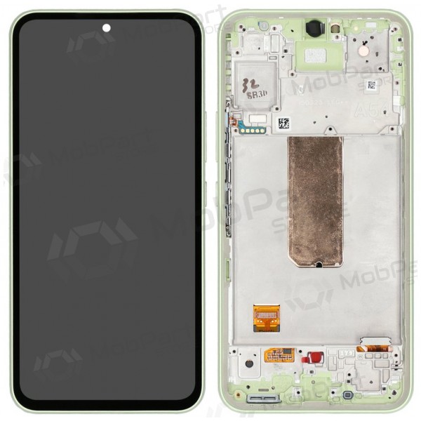 Samsung Galaxy A54 5G skärm (ljusgrön) (med ram) (original)