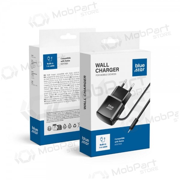 Telefonladdare Blue Star TFK-TC-1100B 3 W Nokia svart