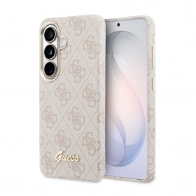 Samsung Galaxy S26 fodral - Guess PU 4G Script Metal Logo Magnetic