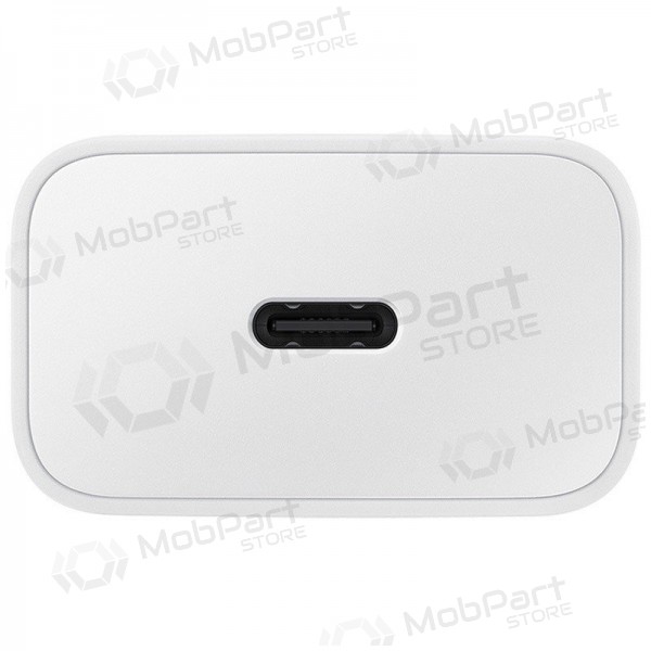 Laddare original Samsung EP-T1510XWEGEU 15W + kabel Type-C 1m förpackningen innehåller vit