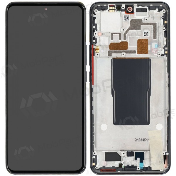 Xiaomi 12T / 12T Pro skärm (svart) (med ram) (Premium) Xiaomi 12T / 12T Pro skärm (svart) (med ram) (Premium)