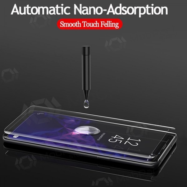 LCD apsauginis stikliukas Nano Optics 5D UV Glue Samsung S928 S24 Ultra lenktas genomskinligt