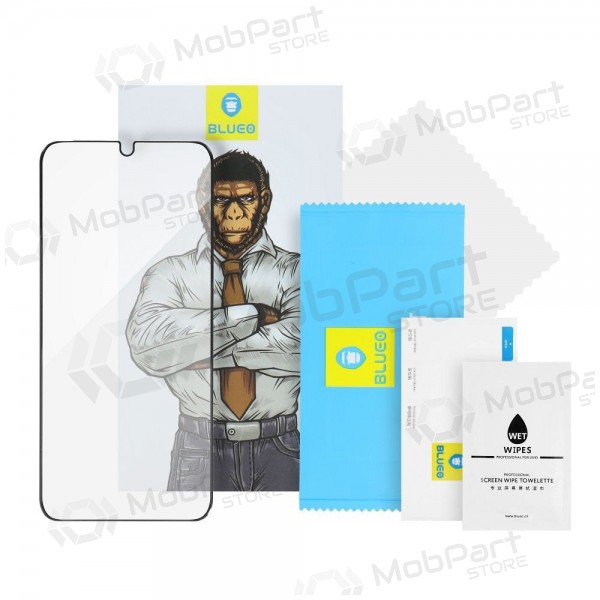 LCD apsauginis stikliukas 5D Mr. Monkey Glass (Strong HD) Apple iPhone 15 Pro Max svart