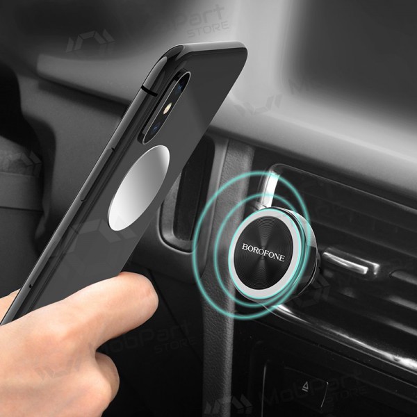 Automobilinis Universell telefono laikiklis Borofone BH6, tvirtinamas ant ventiliacijos grotelių, magnetinis, svart
