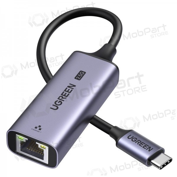 USB-C-adapter Ugreen CM648 USB-C till RJ45 grå