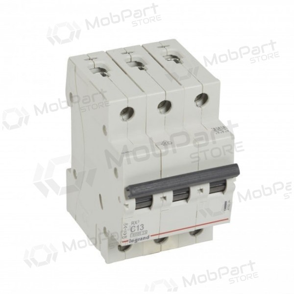 Automatsäkring MCB RX3 Legrand - 419234 (13A, 3P, 400V, 6kA)