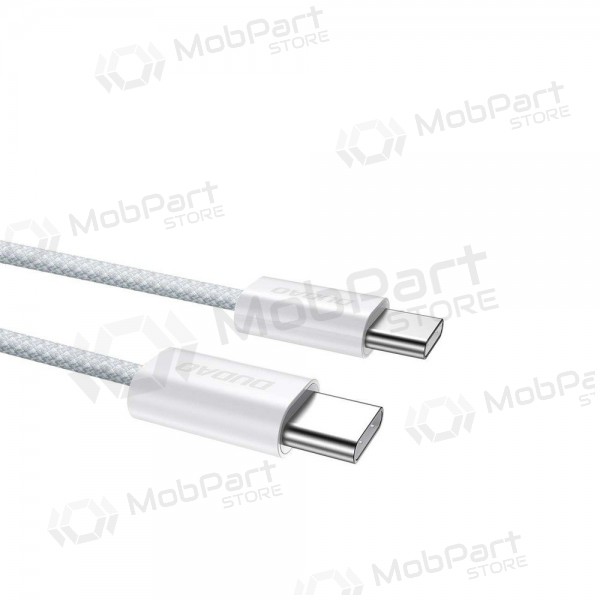 USB-C-kabel Dudao L6C USB-C till USB-C 1 m 60 W vit