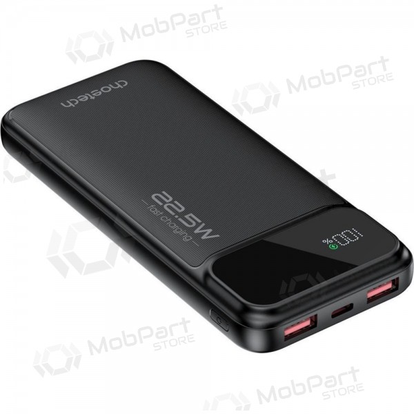 Powerbank Power Bank Choetech B728 22.5W 10000mAh svart
