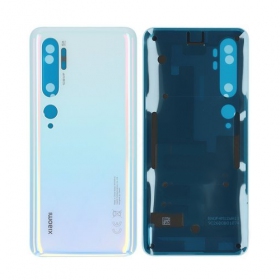 Xiaomi Mi Note 10 baksida / batterilucka vit (Glacier White)