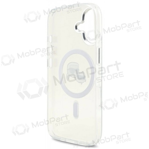 Apple iPhone 17 fodral - Karl Lagerfeld IML K&CH Heads Metal Frame MagSafe (transparent)
