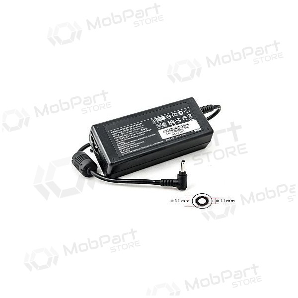 ASUS 45W: 19V, 2.37 bärbar laddare ASUS 45W: 19V, 2.37 bärbar laddare