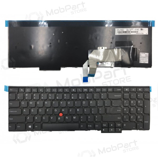 Lenovo: ThinkPad Edge P50S, L560, T540P, W550S, T550, T560 tangentbord