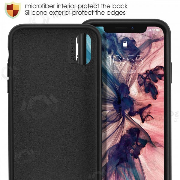 Apple iPhone 12 mini fodral - Liquid Silicone 1.5mm (svart)