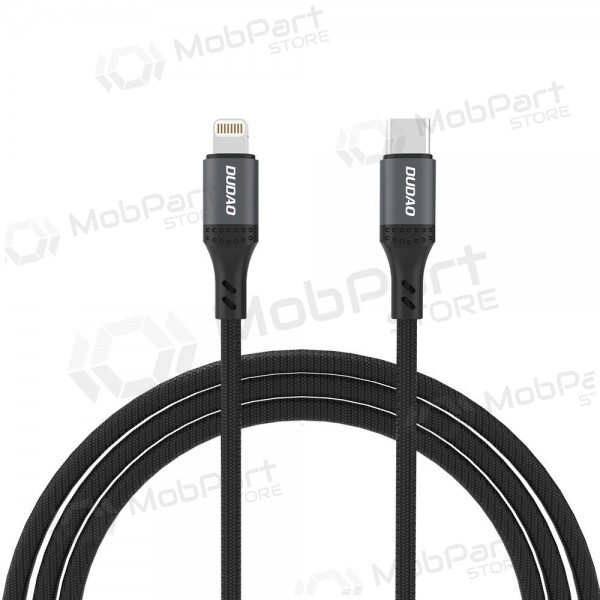 Lightning-kabel Dudao L3CL USB-C till Lightning 1.2 m 30 W svart