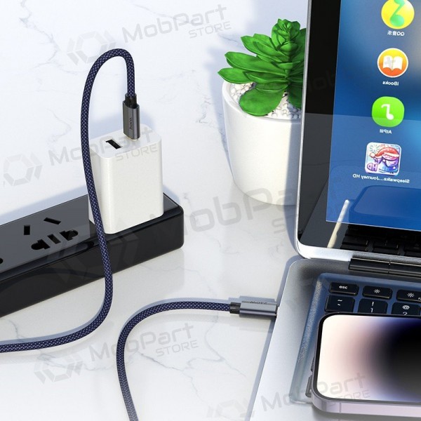 USB-C-kabel Hoco U134 USB-C till USB-C 1.8 m 240 W svart