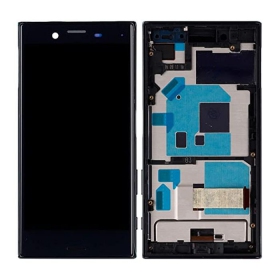 Sony F5323 Xperia X Compact skärm (svart) (med ram) (begagnad grade B, original)