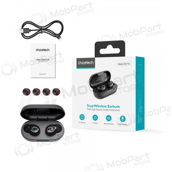Trådlösa hörlurar Choetech BH-T16 Hi-Fi Bean TWS Trådlösa hörlurar Choetech BH-T16 Hi-Fi Bean TWS