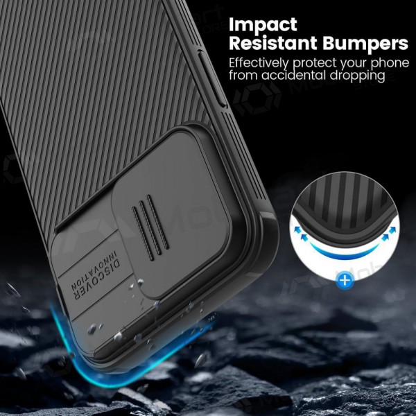 Apple iPhone 15 Plus mobilskal „Nillkin CamShield Pro“ (svart)