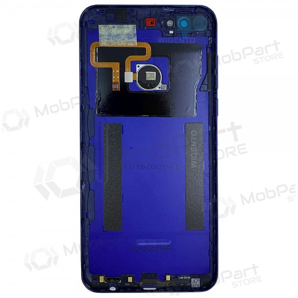 Huawei Y7 2018 baksida / batterilucka (blå) (begagnad grade A, original)