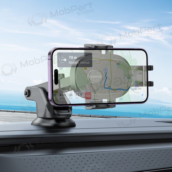 Universal bilhållare Borofone BH93 (dashboard) svart