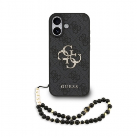 Apple iPhone 17 fodral - Guess PU 4G Metal Logo Strap