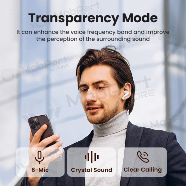 Trådlösa hörlurar Ugreen WS200 HiTune T6 Active Noise-Cancelling Earbuds Trådlösa hörlurar Ugreen WS200 HiTune T6 Active Noise-Cancelling Earbuds