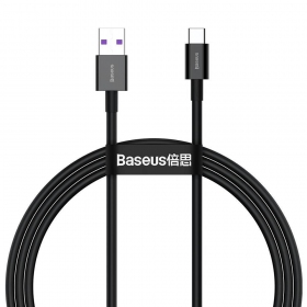 USB kabel Baseus Superior Type-C 66W 1.0m (svart) CATYS-01