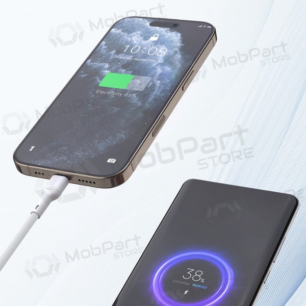 USB-C-kabel Dudao L9CMax USB-C till USB-C 2 m 240 W svart