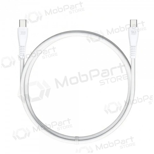 USB-C-kabel Blue Star PJ-DQ1-C USB-C till USB-C 1 m 60 W vit