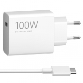 Telefonladdare Xiaomi Charging Combo BHR095VEU 100 W USB-A med USB-C-kabel vit