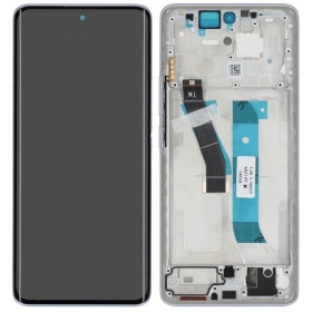 Xiaomi Redmi Note 15 4G skärm (lila) (med ram) (original)