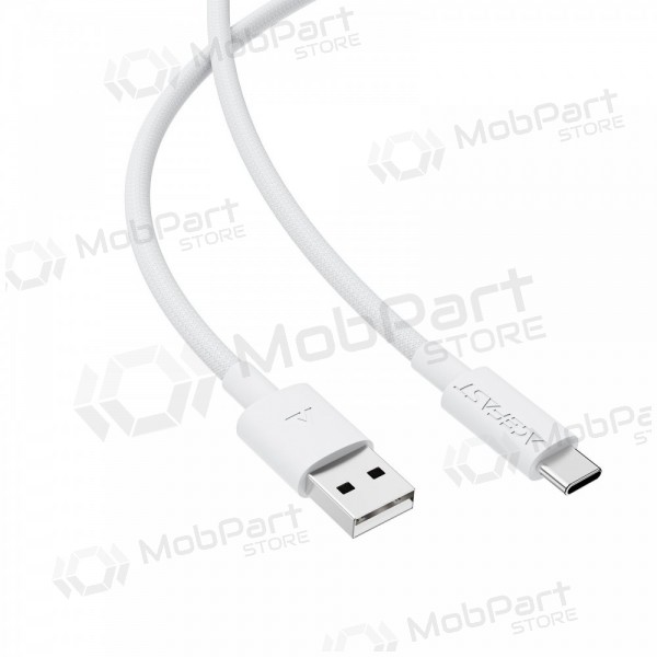 USB kabel Acefast C18-04 USB-A to USB-C 1.2m vit