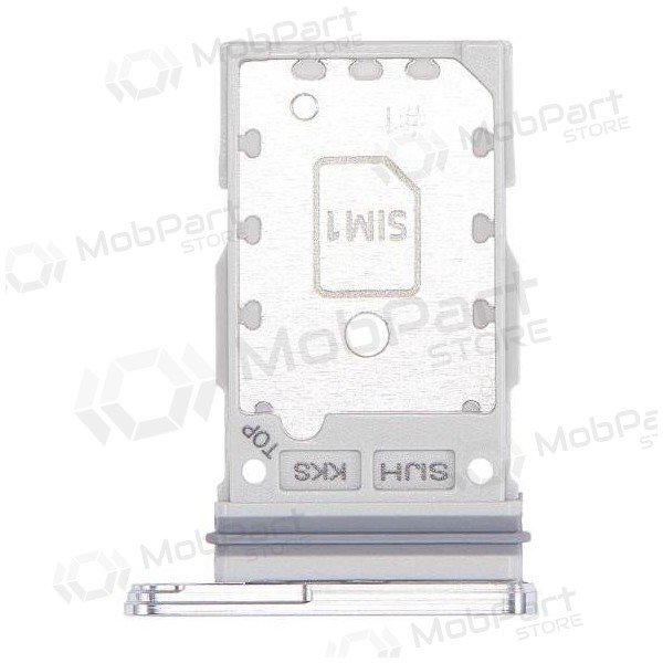 Samsung Galaxy S22 Ultra Dual SIM korthållare (vit) (original)