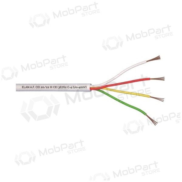 ELAN skärmad kabel 4x0.22