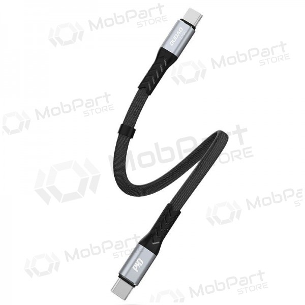 USB-C-kabel Dudao L10C USB-C till USB-C 0.23 m 100 W svart