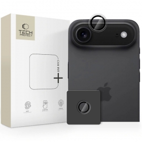 Apple iPhone Air skärmskydd härdat glas för kamera - Tech-Protect CamRing Fit+ (transparent)