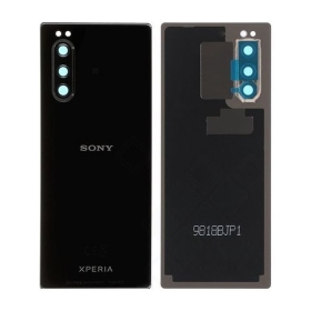 Sony J9210 Xperia 5 baksida / batterilucka (svart) (begagnad grade C, original)