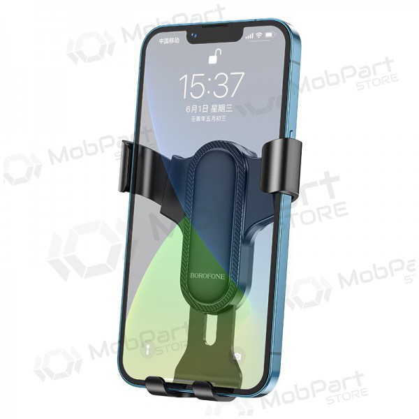 Automobilinis Universell telefono laikiklis Borofone BH74 tvirtinamas ant ventiliacijos grotelių, svart