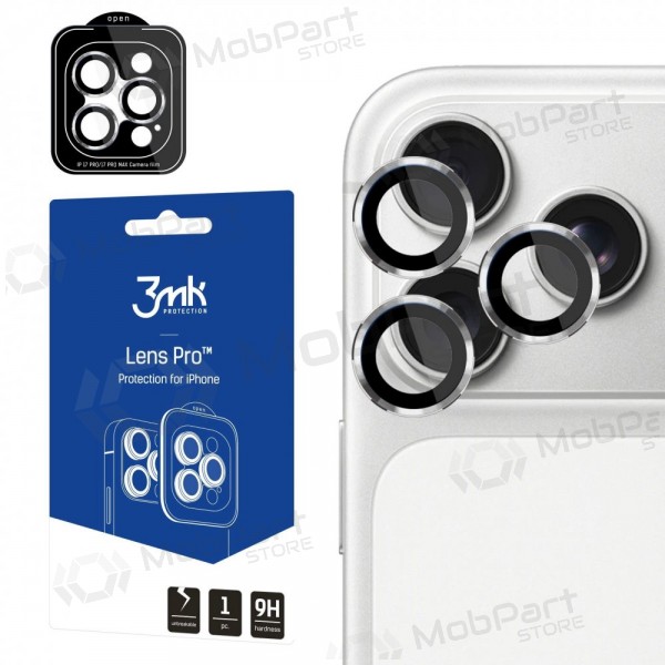 Apple iPhone 18 Pro, 18 Pro Max skärmskydd härdat glas för kamera "3MK Lens Pro" (silver)