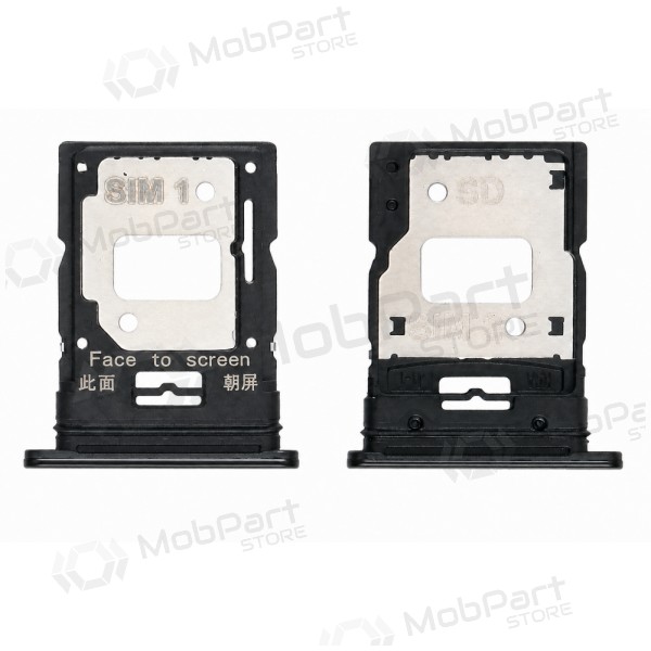 Xiaomi Mi 11 Lite 4G / 5G / 5G NE 2021 SIM-kortshållare (svart)