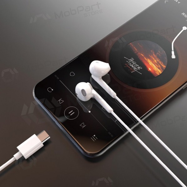 USB-C hörlurar Dudao X3C vita