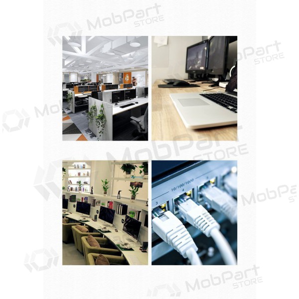 Kabel Ugreen RJ45 Cat 6 UTP 1000Mbps 2.0m (svart)