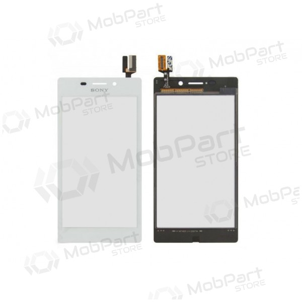 Sony D2403 Xperia M2 Aqua / D2406 Xperia M2 Aqua pekskärm (vit)