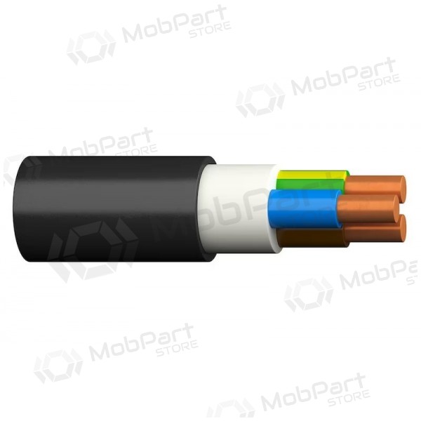 Kraftkabel Prysmian Group XPK-HF C Pro 5x6 mm² koppar XLPE CPR Cca 0,6/1 kV massiv